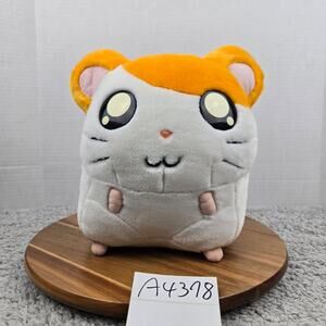 Vintage Hamtaro Hasbro Epoch 2002 10’’ Ham-Ham Stuffed Animal Plush Orange